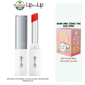 Son Màu Có Dưỡng Lip On Lip Màu Cam Đỏ Red Orange 2.2g