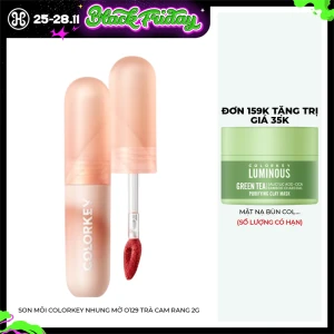 Son Môi Colorkey Nhung Mờ O129 Trà Cam Rang 2g