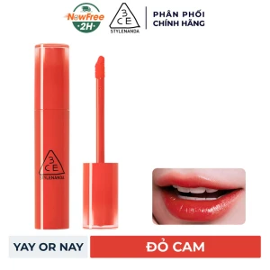 Son Tint 3CE Lâu Trôi Màu Yay Or Nay - Đỏ Cam 4.5g