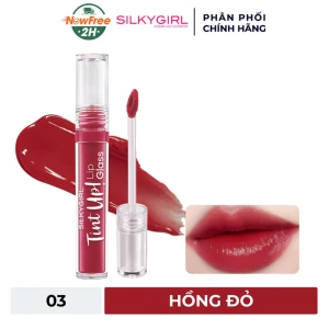 Son Tint Bóng Silkygirl 03 Berry - Hồng Đỏ 3g