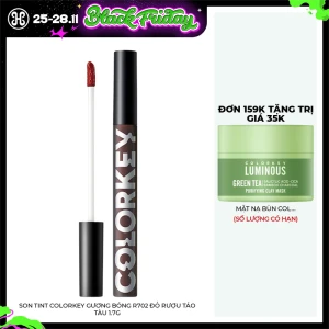 Son Tint Colorkey Gương Bóng R702 Đỏ Rượu Táo Tàu 1.7g