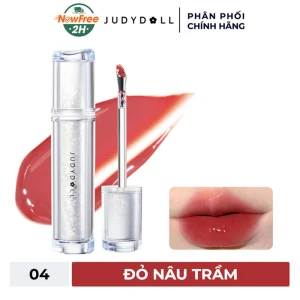 Son Tint Judydoll Căng Bóng Mát Lạnh - 04 Đỏ Nâu Trầm 2.4g