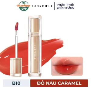 Son Tint Judydoll Căng Mọng - B10 Đỏ Nâu Caramel 2.4g