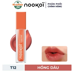 Son Tint Nookoi Căng Mọng Màu T12 Hồng Dâu 3.8g
