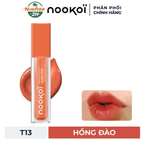 Son Tint Nookoi Căng Mọng Màu T13 Hồng Đào 3.8g