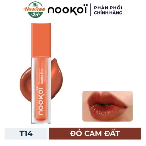 Son Tint Nookoi Căng Mọng Màu T14 Đỏ Cam Đất 3.8g