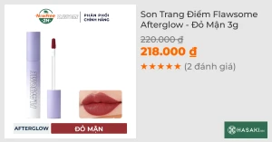 Son Trang Điểm Flawsome Afterglow - Đỏ Mận 3g