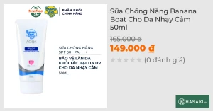 Sữa Chống Nắng Banana Boat Cho Da Nhạy Cảm 50ml