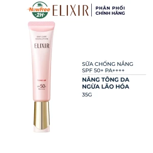 Sữa Chống Nắng Elixir Nâng Tông, Ngừa Lão Hóa 35g