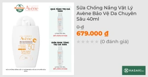 Sữa Chống Nắng Vật Lý Avène Bảo Vệ Da Chuyên Sâu 40ml