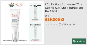 Sữa Dưỡng Ẩm Avène Tăng Cường Sức Khỏe Hàng Rào Da 40ml