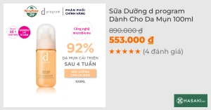 Sữa Dưỡng d program Dành Cho Da Mụn 100ml