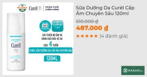 Sữa Dưỡng Da Curél Cấp Ẩm Chuyên Sâu 120ml