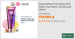 Sữa Dưỡng Thể Cathy Doll Nước Hoa Merry Go Round 150ml