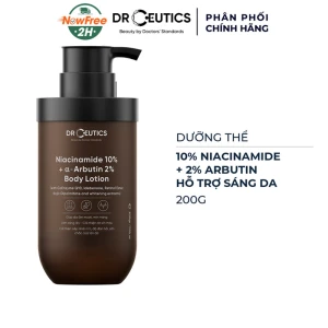 Sữa Dưỡng Thể DrCeutics 10% Niacinamide Hỗ Trợ Sáng Da 200g