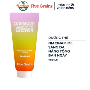 Sữa Dưỡng Thể Five Grains Sáng Da Nâng Tông Ban Ngày 200ml