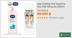 Sữa Dưỡng Thể Vaseline Dịu Mát Sáng Da 350ml