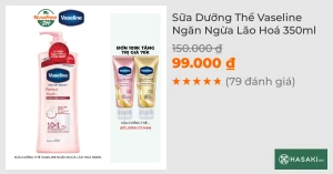 Sữa Dưỡng Thể Vaseline Ngăn Ngừa Lão Hoá 350ml