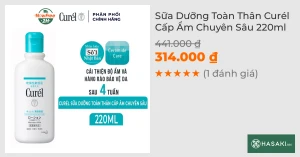 Sữa Dưỡng Toàn Thân Curél Cấp Ẩm Chuyên Sâu 220ml