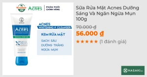 Sữa Rửa Mặt Acnes Dưỡng Sáng Và Ngăn Ngừa Mụn 100g