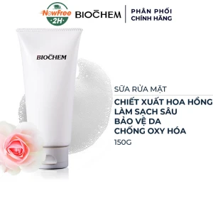 Sữa Rửa Mặt Biochem Chiết Xuất Hoa Hồng 150g
