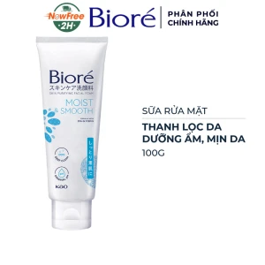 Sữa Rửa Mặt Bioré Thanh Lọc Da - Dưỡng Ẩm & Mịn Da 100g