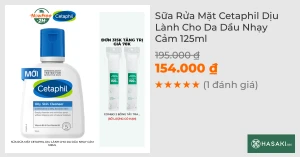 Sữa Rửa Mặt Cetaphil Dịu Lành Cho Da Dầu Nhạy Cảm 125ml