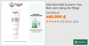 Sữa Rửa Mặt Eucerin Tạo Bọt Làm Sáng Da 150g
