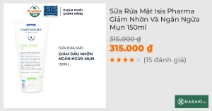 Sữa Rửa Mặt Isis Pharma Giảm Nhờn Và Ngăn Ngừa Mụn 150ml