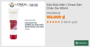 Sữa Rửa Mặt L'Oreal Săn Chắc Da 100ml