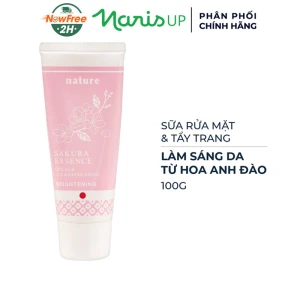 Sữa Rửa Mặt Naris Nature Sáng Da Chiết Xuất Hoa Anh Đào 100g