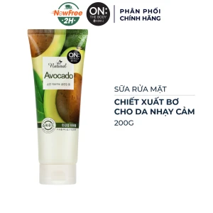 Sữa Rửa Mặt On: The Body Chiết Xuất Bơ Cho Da Nhạy Cảm 200g