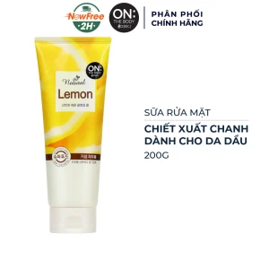 Sữa Rửa Mặt On: The Body Chiết Xuất Chanh Cho Da Dầu 200g
