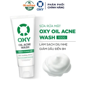 Sữa Rửa Mặt Oxy Sạch Dịu Nhẹ, Kiềm Dầu Cho Nam 100g