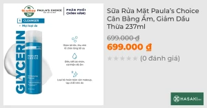 Sữa Rửa Mặt Paula s Choice Cân Bằng Ẩm, Giảm Dầu Thừa 237ml