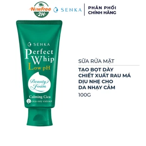 Sữa Rửa Mặt Senka Tạo Bọt Chiết Xuất Rau Má Dịu Nhẹ 100g