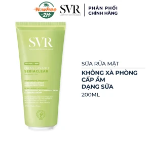 Sữa Rửa Mặt SVR Dạng Sữa Cấp Ẩm, Không Chứa Xà Phòng 200ml