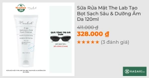 Sữa Rửa Mặt The Lab Tạo Bọt Sạch Sâu & Dưỡng Ẩm Da 120ml