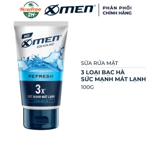 Sữa Rửa Mặt X-Men Go Refresh Sức Mạnh Mát Lạnh 100g