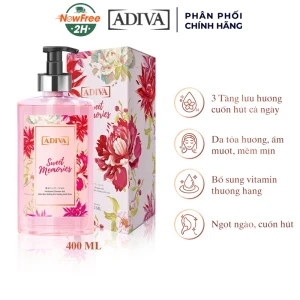 Sữa Tắm Adiva Dưỡng Ẩm Hương Nước Hoa Sweet Memories 400ml