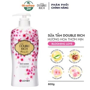 Sữa Tắm Double Rich Blooming Love Hương Hoa Anh Đào 800g