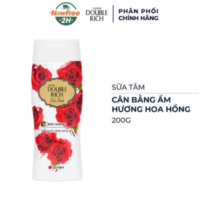 Sữa Tắm Double Rich Cân Bằng Ẩm Hương Hoa Hồng 200g
