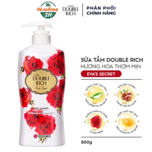Sữa Tắm Double Rich Eva's Secret Hương Hoa Hồng 800g