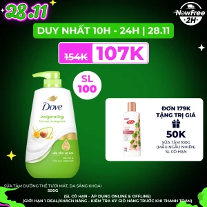 Sữa Tắm Dưỡng Thể Dove Tươi Mát, Da Sảng Khoái 500g