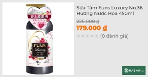 Sữa Tắm Funs Luxury No.36 Hương Nước Hoa 450ml