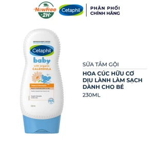 Sữa Tắm Gội Cetaphil Dịu Lành Cho Bé Tinh Chất Hoa Cúc 230ml