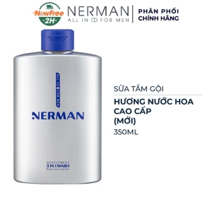 Sữa Tắm Gội Nerman Hương Nước Hoa Cao Cấp 350ml (Mới)