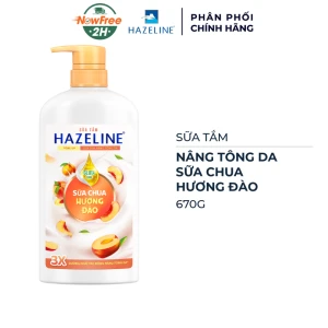 Sữa Tắm Hazeline Nâng Tông Da Sữa Chua Hương Đào 670g