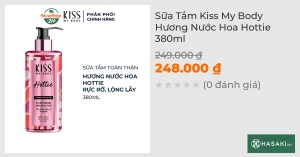 Sữa Tắm Kiss My Body Hương Nước Hoa Hottie 380ml