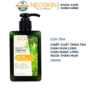 Sữa Tắm Neoskin Giảm Mụn Lưng Chiết Xuất Tràm Trà 250ml